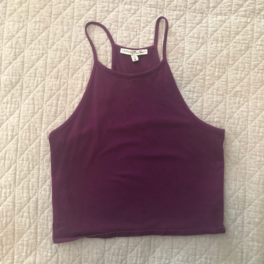 Purple Express Crop Top